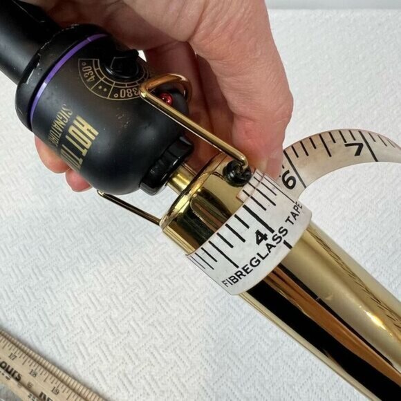 Hot Tools Professional, Curling Iron,Gold Plated, Cylindrical, Single Barrel - Picture 12 of 13